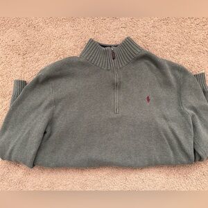 Men's Polo Green Sweater